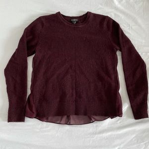 Club Monaco | Burgundy wool sweater